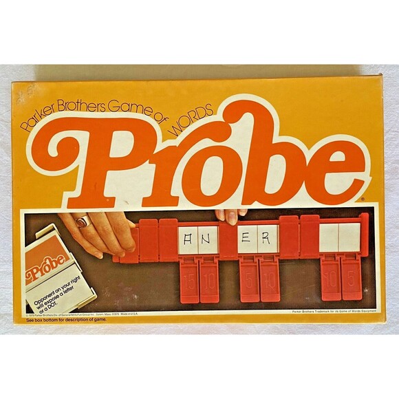 Probe Board Game of Words 1976 Parker Brothers Complete Vintage - Picture 1 of 16
